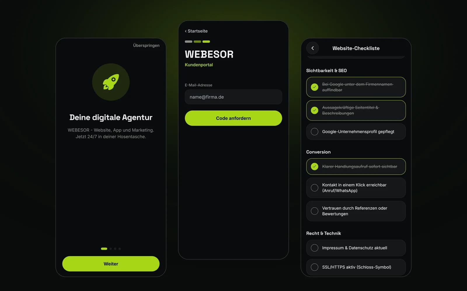 WEBESOR App